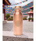 Bouteille en Cuivre Pur avec Fleur de Vie au Tibet