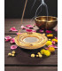 Brûle encens en Bois de  Manguier & Fleur de Vie en Cuivre ambiance tibet