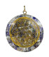 Pendentif Fleur de Vie en Orgonite & Améthyste gros plan