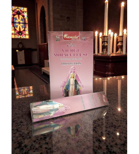 Encens Vierge Miraculeuse – Encens Religieux Aromatika Cierges église