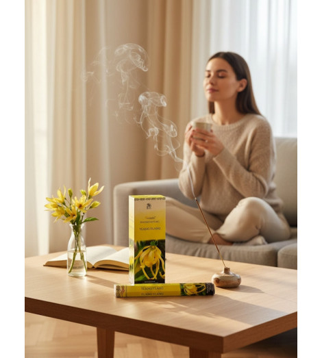 Encens Naturel Ylang Ylang Aromatika fumant