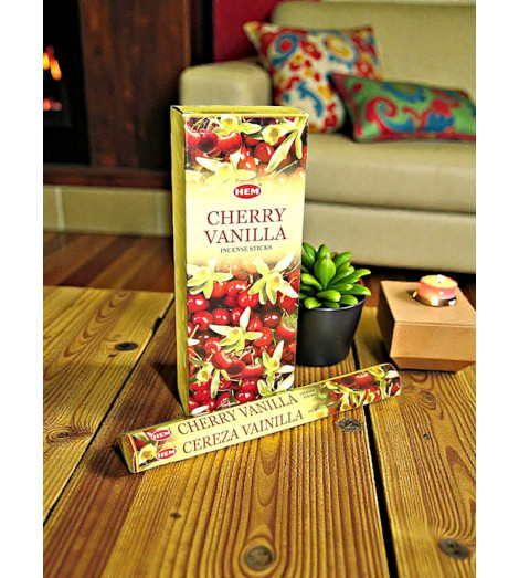 Encens Cerise & Vanille HEM sur table