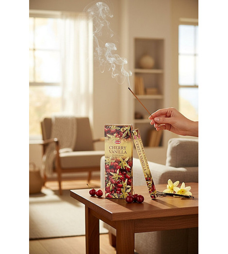 Encens Cerise & Vanille HEM cerises et fleurs