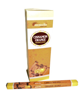 Encens Cannelle & Orange Aromatika boites présentation