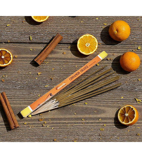 Encens Cannelle & Orange Aromatika avec oranges