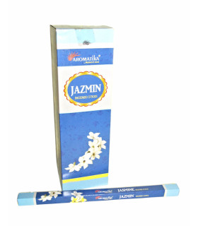 Encens au Jasmin Aromatika Boîte de 10 g présentation 2 boites