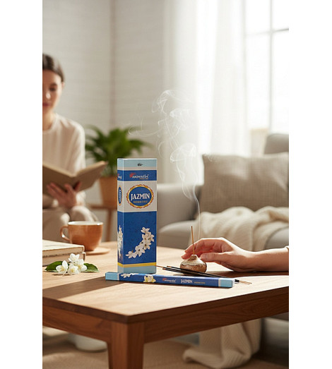 Encens au Jasmin Aromatika Boîte de 10 g bâtonnet fumant