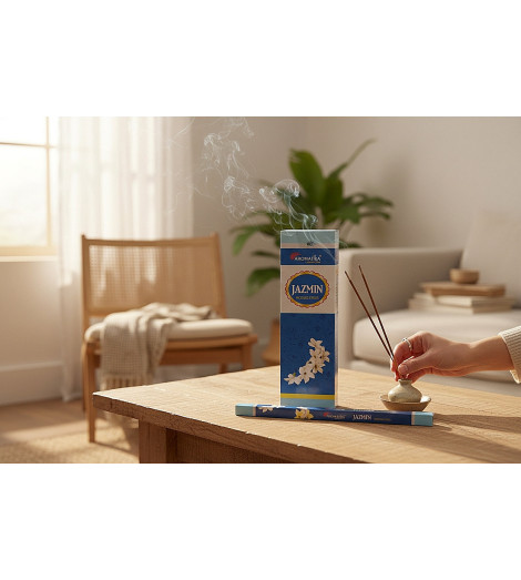 Encens au Jasmin Aromatika Boîte de 10 g ambiance cosy