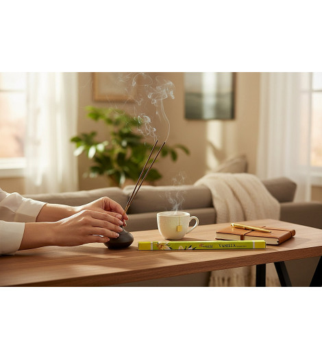 Encens Vanille Aromatika Boîte de 10 g ambiance cosy