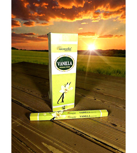 Encens Vanille Aromatika Boîte de 10 g couché de soleil