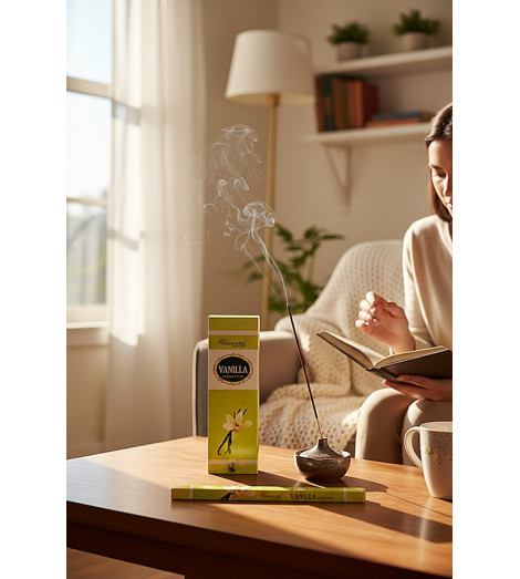Encens Vanille Aromatika Boîte de 10 g ambiance lecture