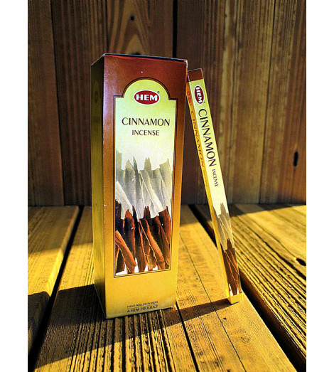 Encens à la Cannelle HEM - boites sur bois