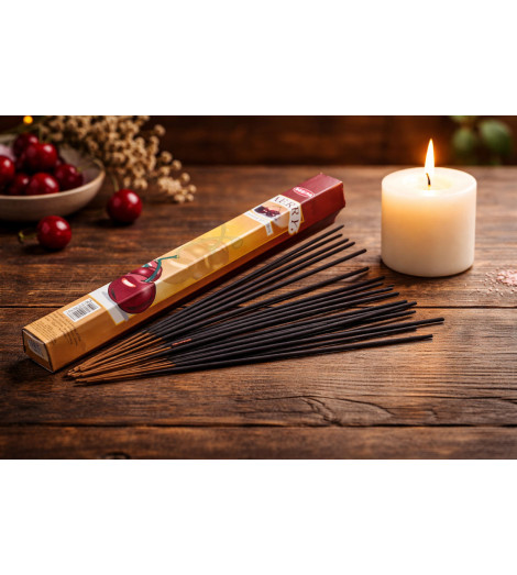 Encens Indien à la Cerise HEM – Parfum d’Intérieur Gourmand