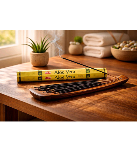 Encens Indien Aloe Vera HEM bâtonnet fumant