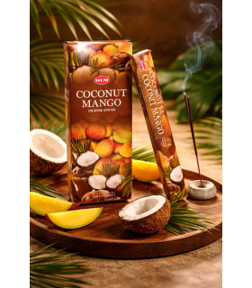 Encens Noix de Coco & Mangue avec fruits