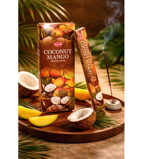 Encens Noix de Coco & Mangue avec fruits