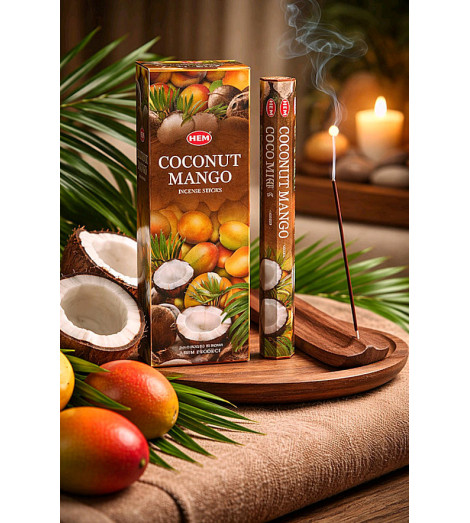Encens Noix de Coco & Mangue ambiance bougies