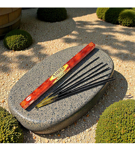 Encens Ambre HEM - bâtonnets jardin japonais