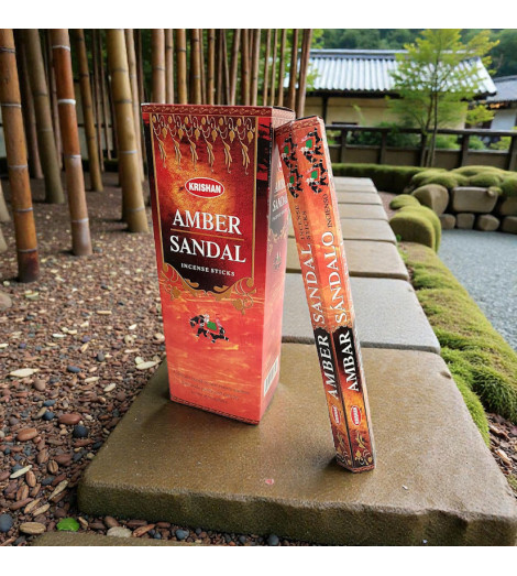 Encens Ambre & Bois de Santal jardin de bambous