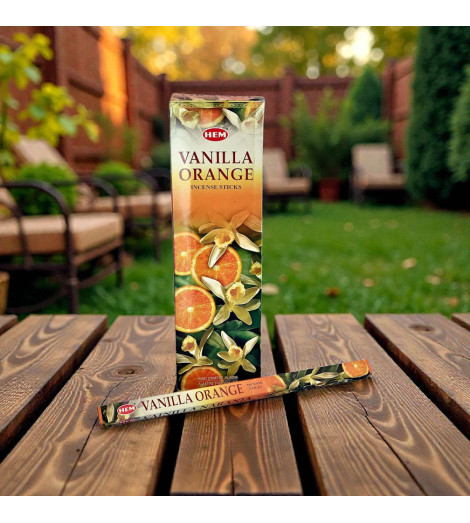 Encens Vanille & Orange HEM 10g ambiance jardin