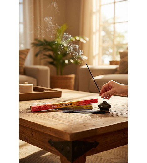 Encens Bois de Cèdre Krishan ambiance cosy