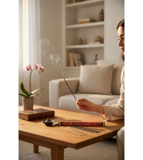 Encens Cannelle & Santal HEM  ambiance cosy