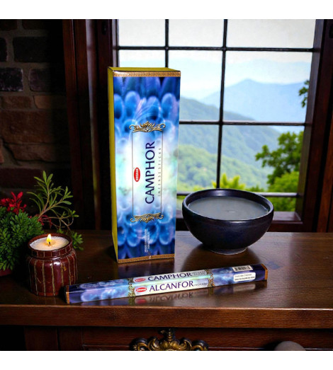 Encens Camphre 10 g - Encens & Tradition ambiance bougie