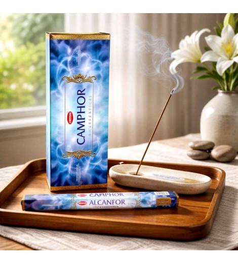Encens Camphre 10 g - Encens & Tradition bâtonnet fumant