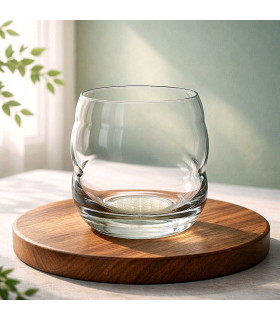 Verre Fleur de Vie Nature’s Design Or - Pour une Eau Dynamisée sur socle