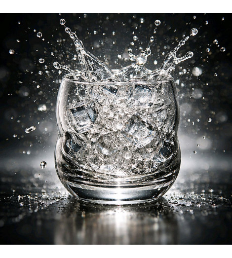 Verre Fleur de Vie Nature’s Design Or - Pour une Eau Dynamisée énergie