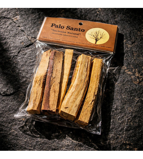 Palo Santo en Buchettes – Un Souffle de Lumière sur socle