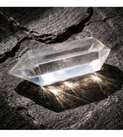 Cristal de Quartz Double Pointe Activé – 17 Millions UB