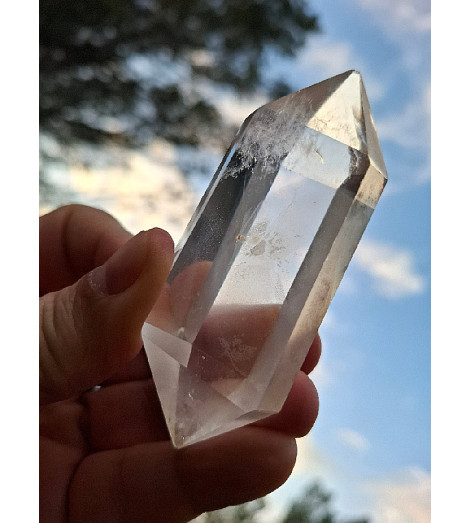Cristal de Quartz Double Pointe Activé – 17 Millions UB