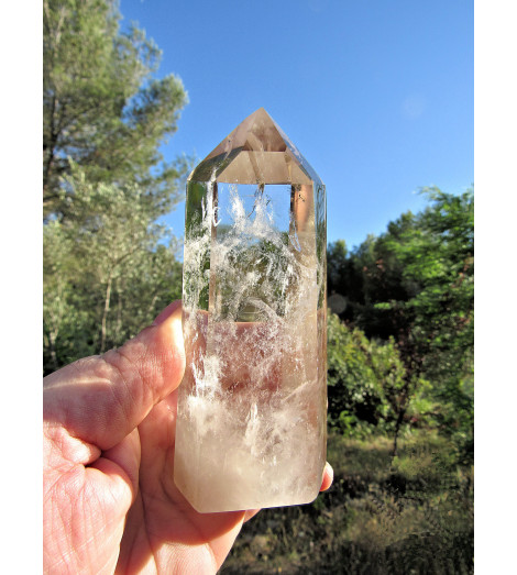 Pointe de Cristal de Quartz Activée – 15M UB