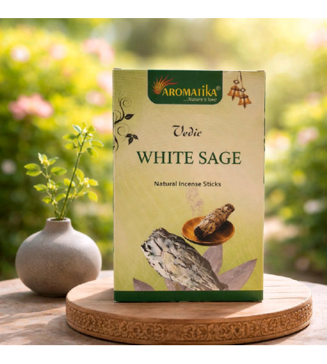Encens Sauge Blanche Aromatika – Masala Indien Naturel