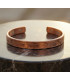 Bracelet en Cuivre Aimanté – Signes Auspicieux Tibétains