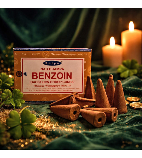 Encens Satya Benjoin en Cônes