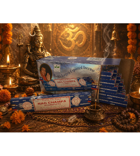 Encens Satya Nag Champa – 12 Boîtes