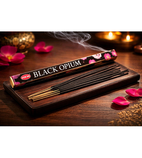 Encens Opium Noir Hem - Boite 10g