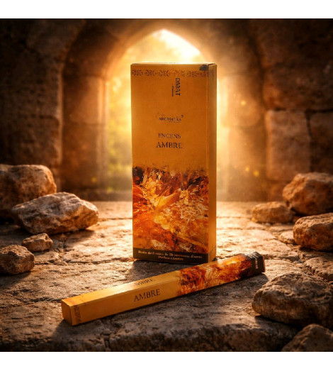 Encens Ambre Aromatika – Bâtonnets Naturels