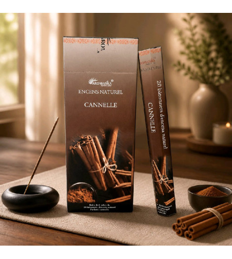 Encens Cannelle Aromatika – Senteur Épicée et Chaleureuse