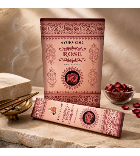 Encens Masala Ayurvedic à la Rose