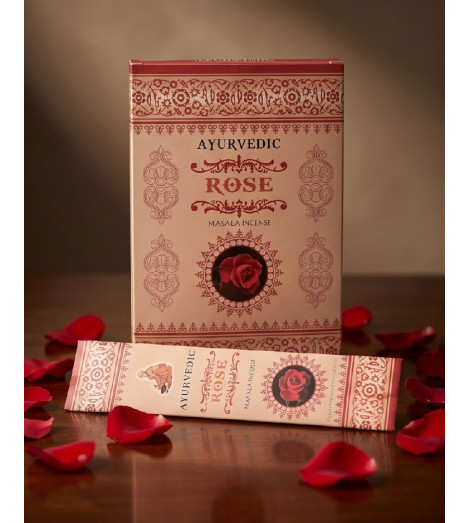 Encens Masala Ayurvedic à la Rose