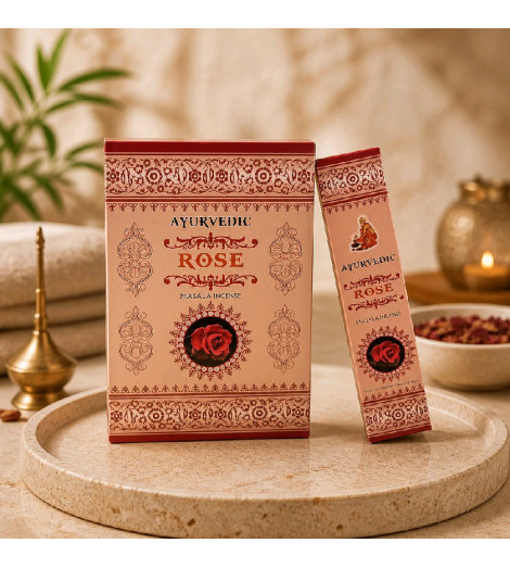Encens Masala Ayurvedic à la Rose