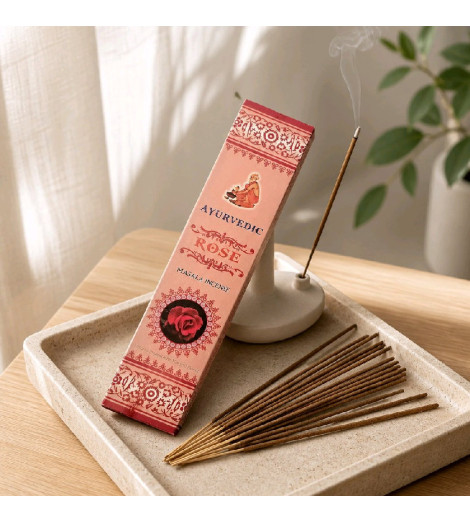 Encens Masala Ayurvedic à la Rose