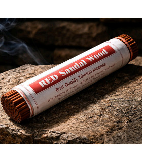 Encens Tibétain au Bois de Santal Rouge - Encens & Tradition