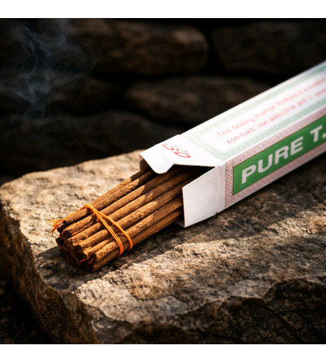 Encens Tibétain Traditionnel aux Plantes Médicinales