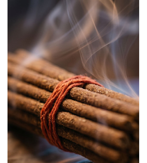 Encens Tibétain Traditionnel aux Plantes Médicinales