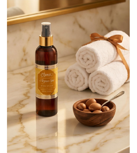 Spray Corporel à l'huile d'Argan et Ambre Royal