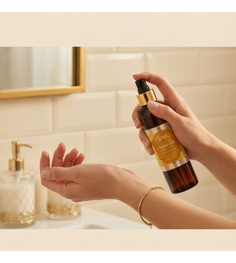 Spray Corporel à l'huile d'Argan et Ambre Royal